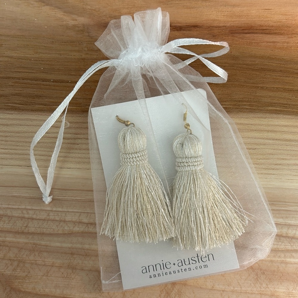 NWT Annie + Austin Tassel Earrings
